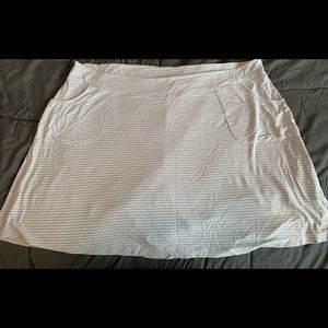 Fresh Produce Gray Ombré striped skort 3X